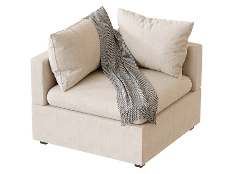 Sofa Sudut Kova Model 3D