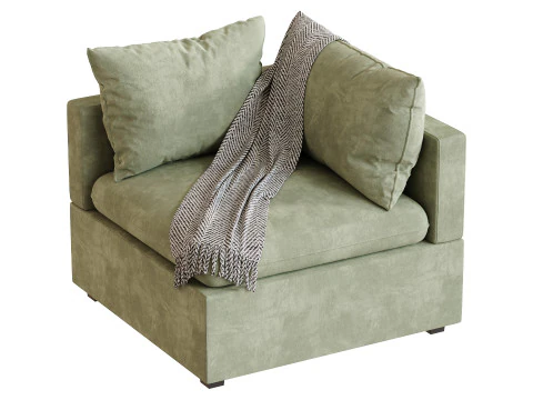 Sofa Sudut Kova Model 3D