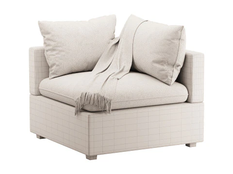 Sofa Sudut Kova Model 3D