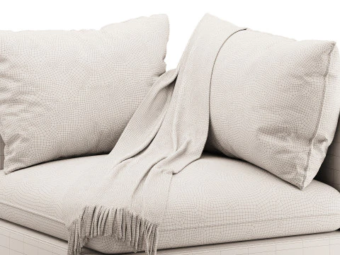 Sofa Sudut Kova Model 3D