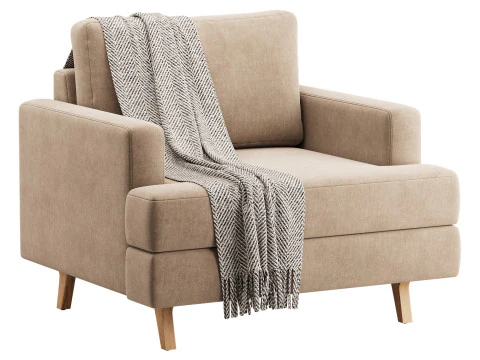 Lido Armchair 3D Model