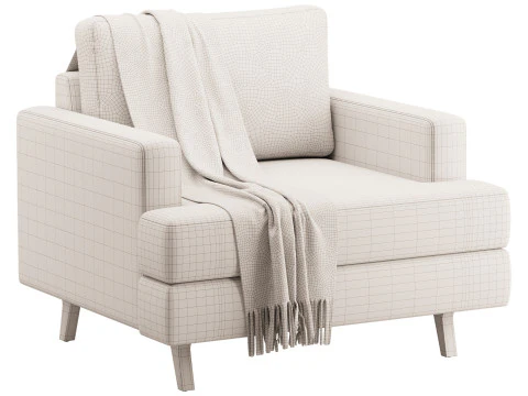 Lido Armchair 3D Model