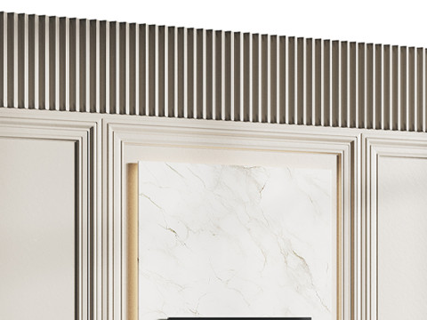 Modern TV Wall 05 3D 모델