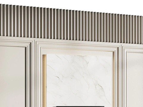 Modern TV Wall 05 3D Model