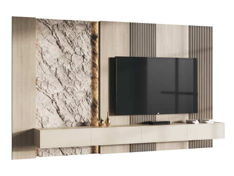 Modern TV Wall 11 3D 모델