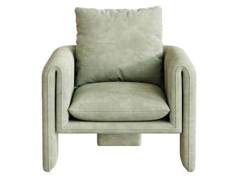 Nordic Olive Armchair 3D Model
