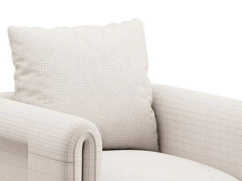 Nordic Olive Armchair 3D Model