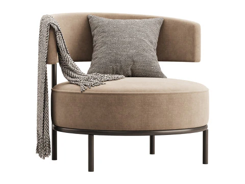 Nordic Sepia Chair 3D Model