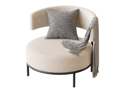 Nordic Sepia Chair 3D Model