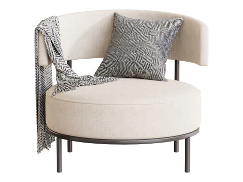 Nordic Sepia Chair 3D Model