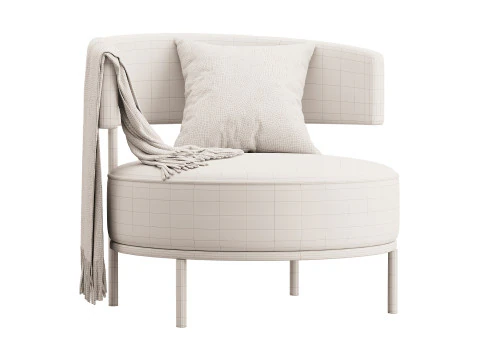 Nordic Sepia Chair 3D Model