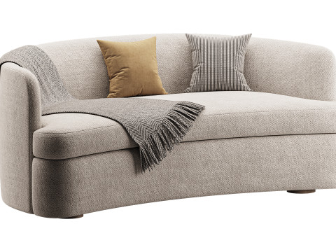 Tor Sofa With Cushion 3D Model