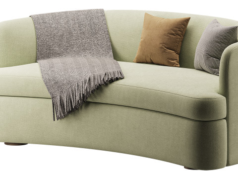 Tor Sofa With Cushion 3D Model