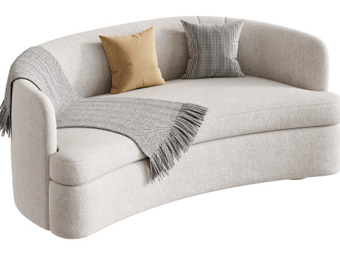 Tor Sofa With Cushion 3D Model