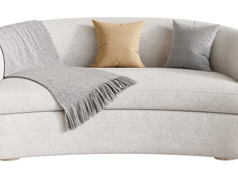 Tor Sofa With Cushion 3D Model