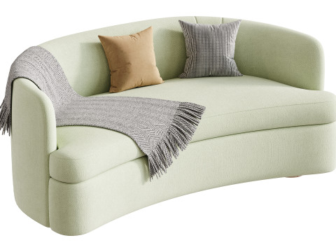 Tor Sofa With Cushion 3D Model