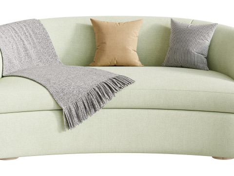 Tor Sofa With Cushion 3D Model
