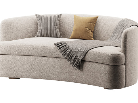 Tor Sofa With Cushion 3D Model