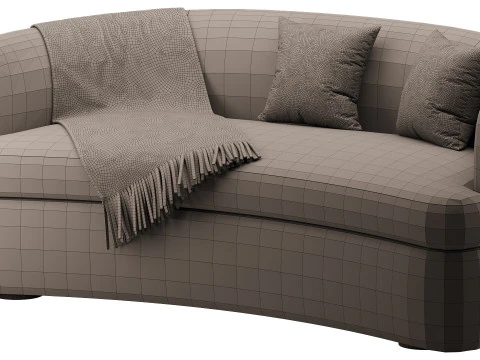 Sof&aacute; Tor com almofada Modelo 3D