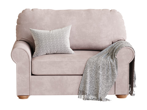 Traditional Twin Sleeper Sofa Modèle 3D
