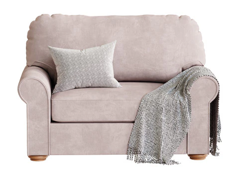 Traditional Twin Sleeper Sofa 3D Model