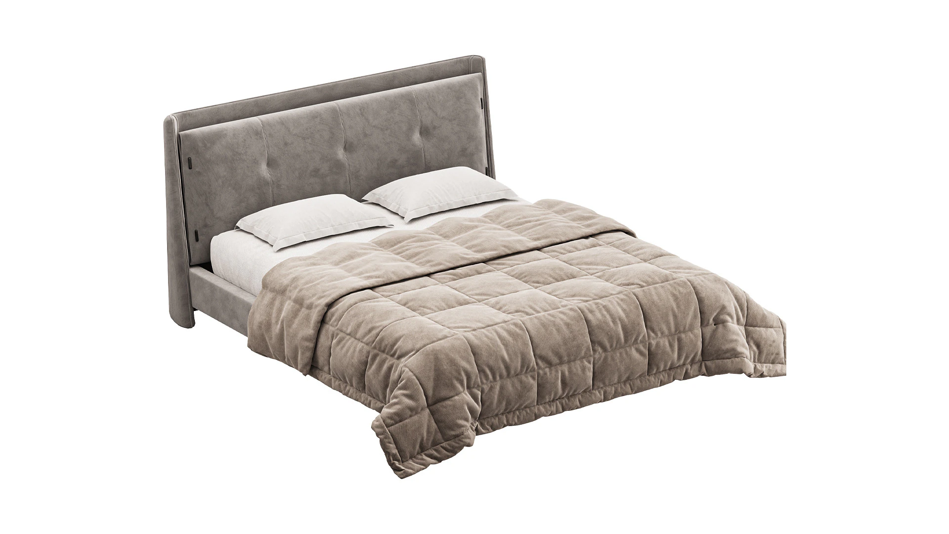 ULLA by Romatti bed 1 3D Model .c4d .max .obj .3ds .fbx .stl .blend 