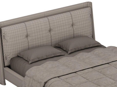 ULLA by Romatti bed 1 3D Model