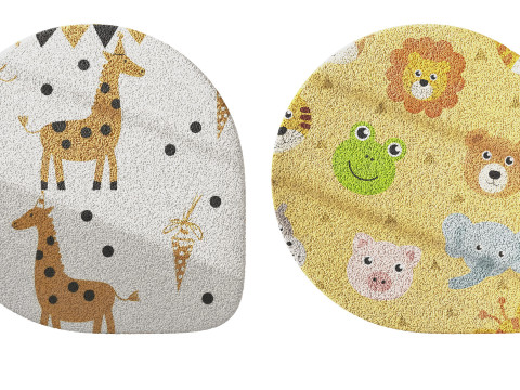 Kids Carpet Set 21 3D Model