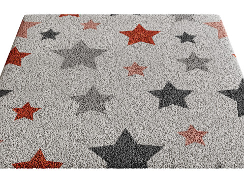 Kids Carpet Set 23 3D Model