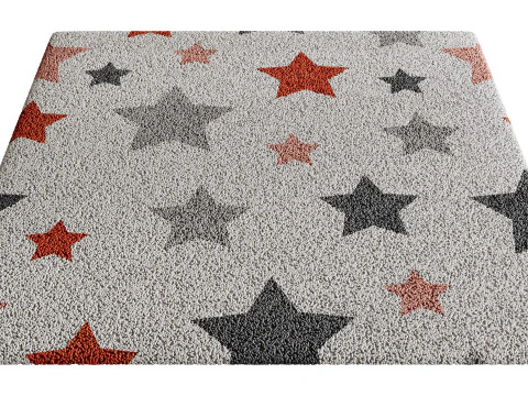 Kids Carpet Set 23 3D Model