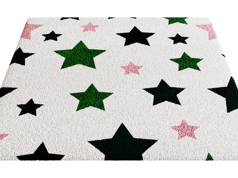 Kids Carpet Set 23 3D Model
