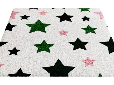 Kids Carpet Set 23 3D Model