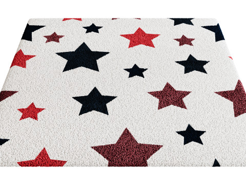 Kids Carpet Set 23 3D Model