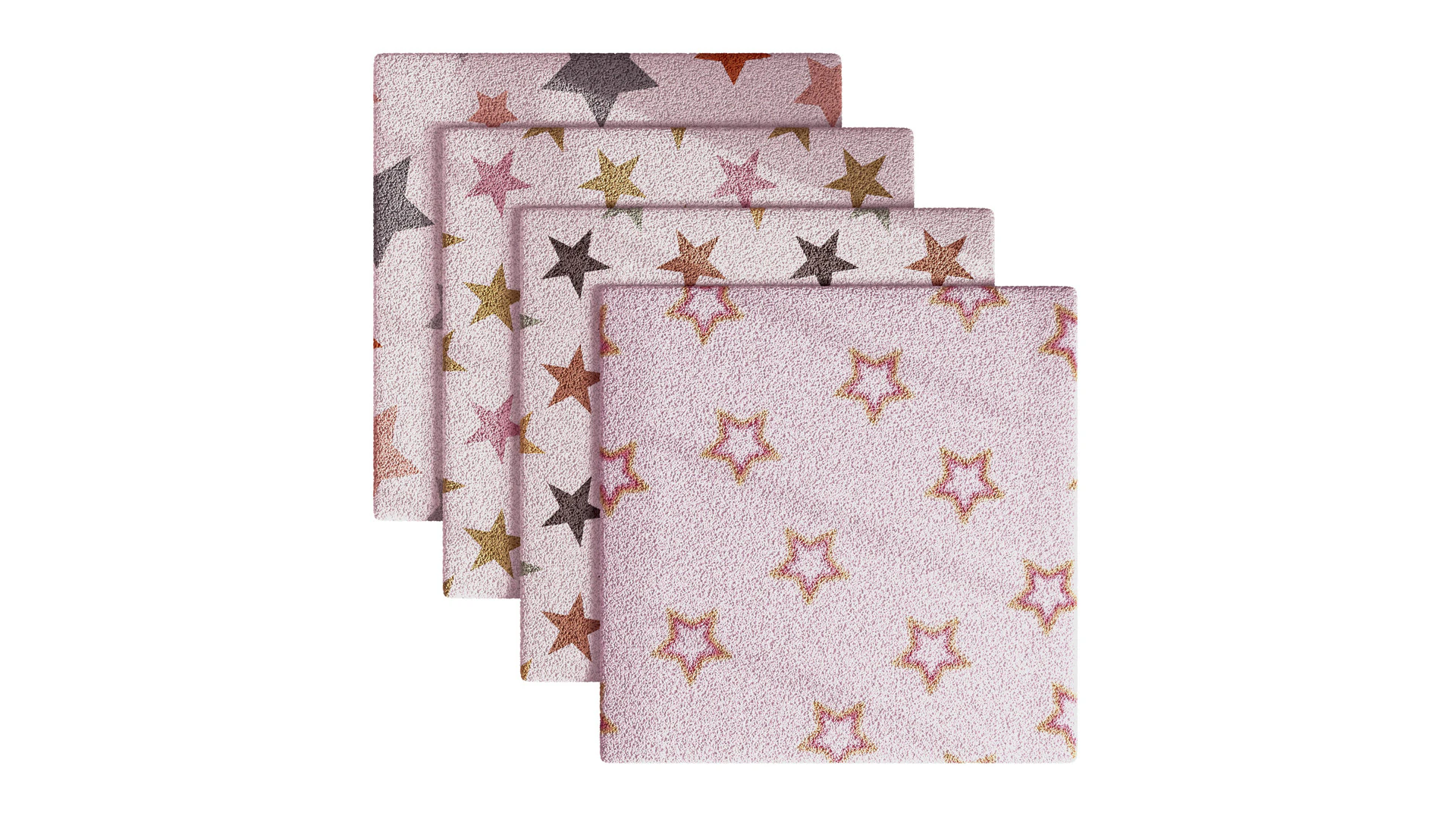 Kids Carpet Set 24 3D Model .c4d .max .obj .3ds .fbx .stl .blend 