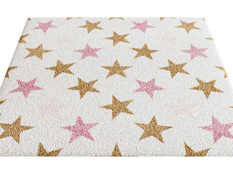 Kids Carpet Set 24 3D Model
