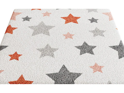 Kids Carpet Set 24 3D Model
