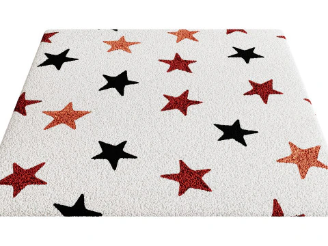 Kids Carpet Set 25 3D Model