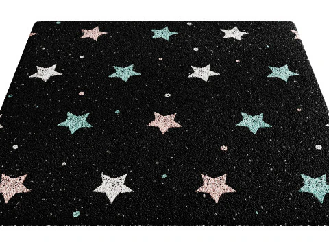 Kids Carpet Set 26 3D Model