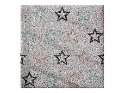 Kids Carpet Set 28 3D Model