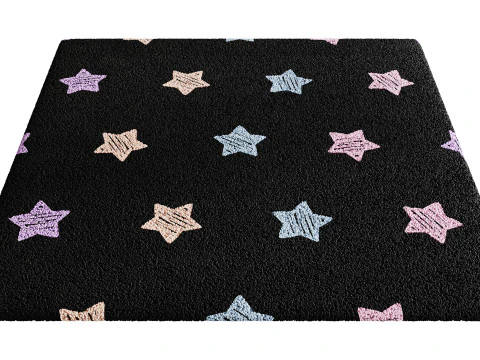 Kids Carpet Set 27 3D Model