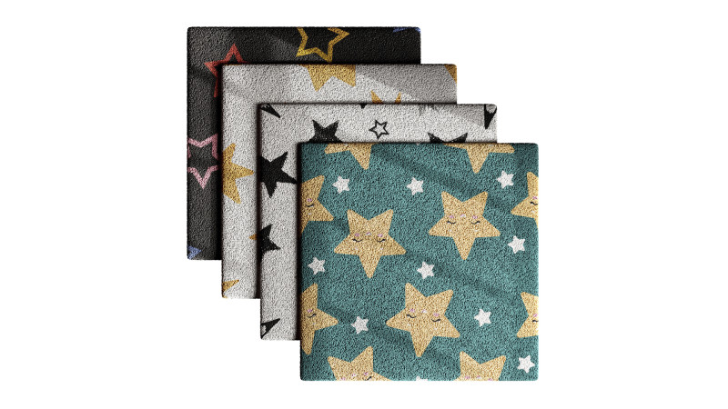 Kids Carpet Set 29 3D Model .c4d .max .obj .3ds .fbx .stl .blend
