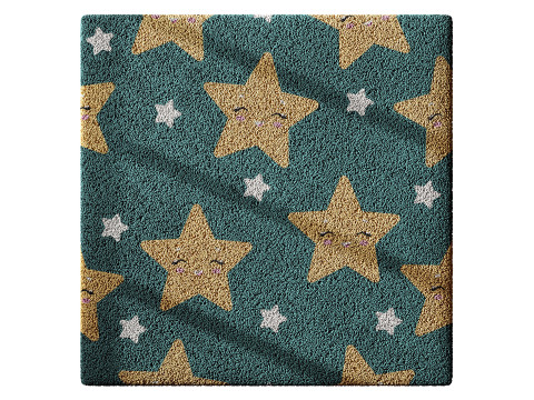 Kids Carpet Set 29 3D Model