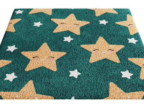 Kids Carpet Set 29 3D Model