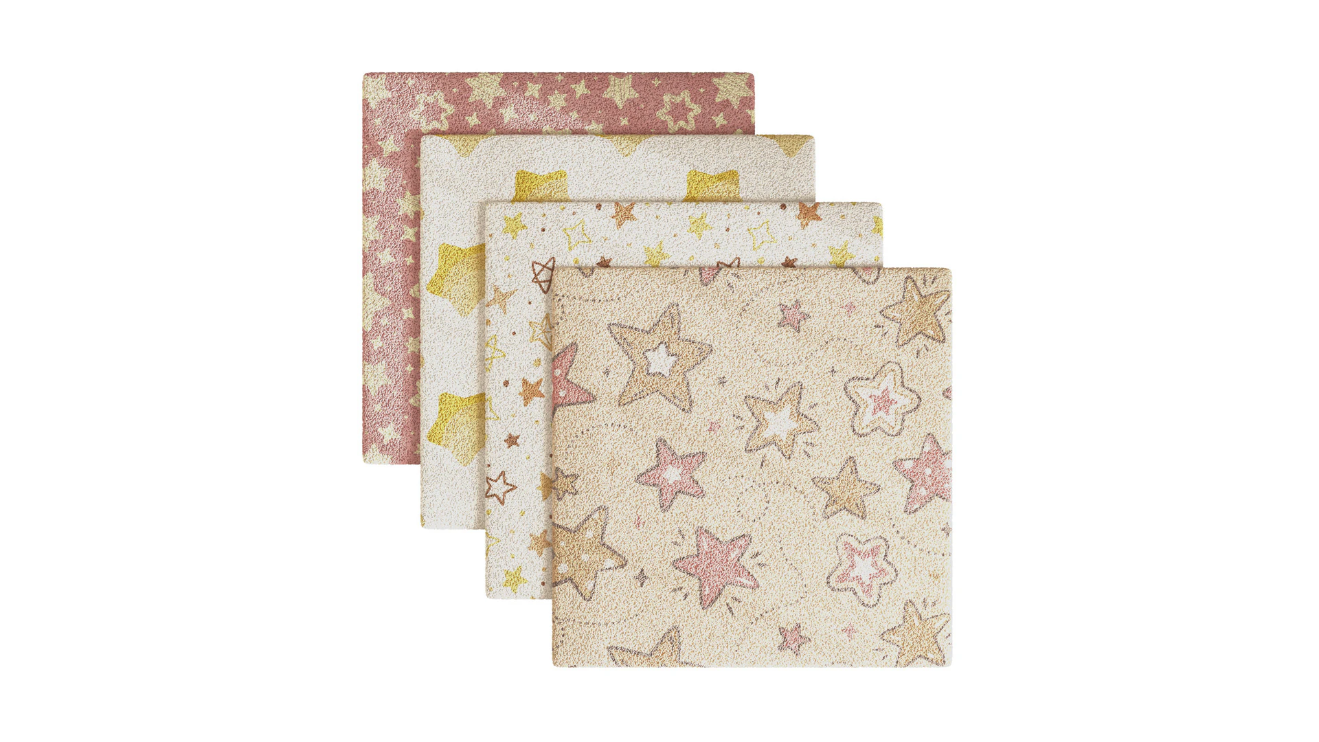 Kids Carpet Set 32 3D Model .c4d .max .obj .3ds .fbx .stl .blend