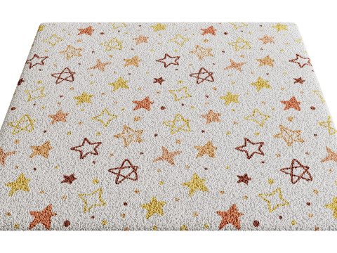 Kids Carpet Set 32 3D Model