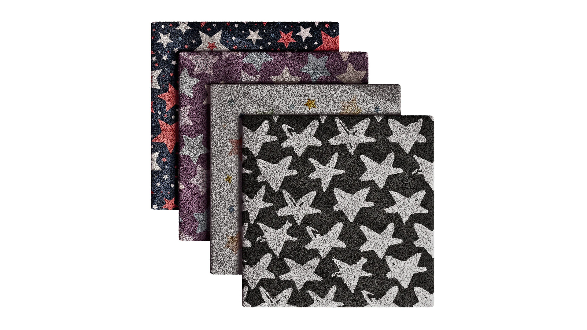 Kids Carpet Set 34 3D Model .c4d .max .obj .3ds .fbx .stl .blend 
