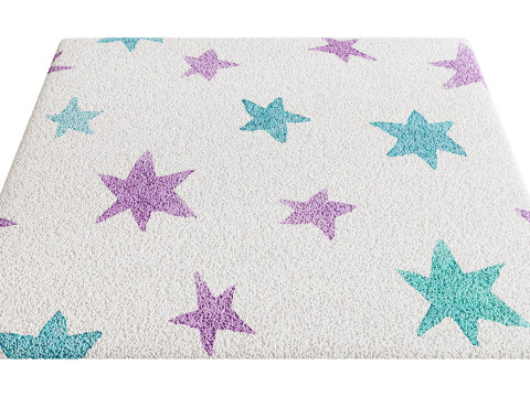Kids Carpet Set 35 3D Model
