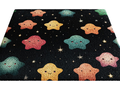 Kids Carpet Set 39 3D Model