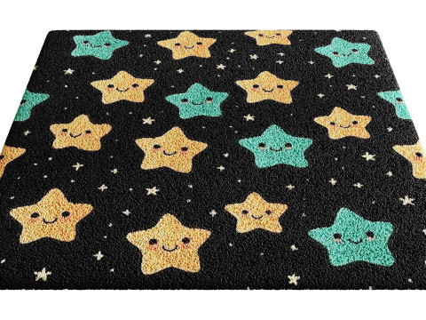Kids Carpet Set 39 3D Model