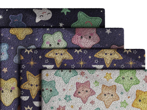 Set tappeti per bambini 40 Modello 3D